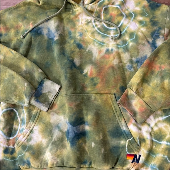 Aviator Nation Green Tie-Dye Hoodie - Picture 4 of 4